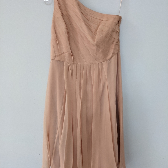 Ann Taylor, Silk One-Shoulder Cocktail Dress - Picture 1 of 3